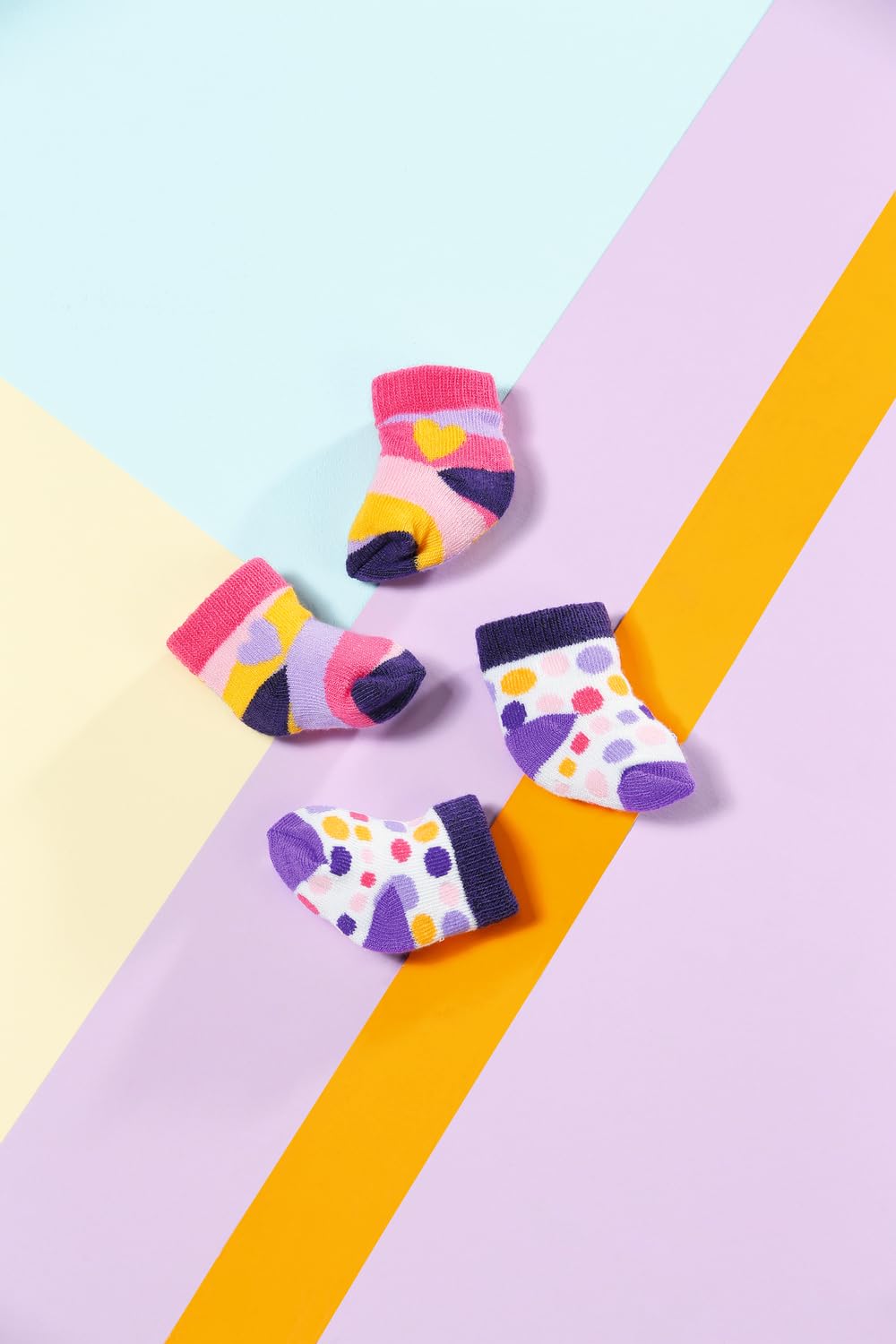 baby-born-socken-836057-f-r-43-cm-puppen-2-paar-bunte-puppens-ckchen image 4