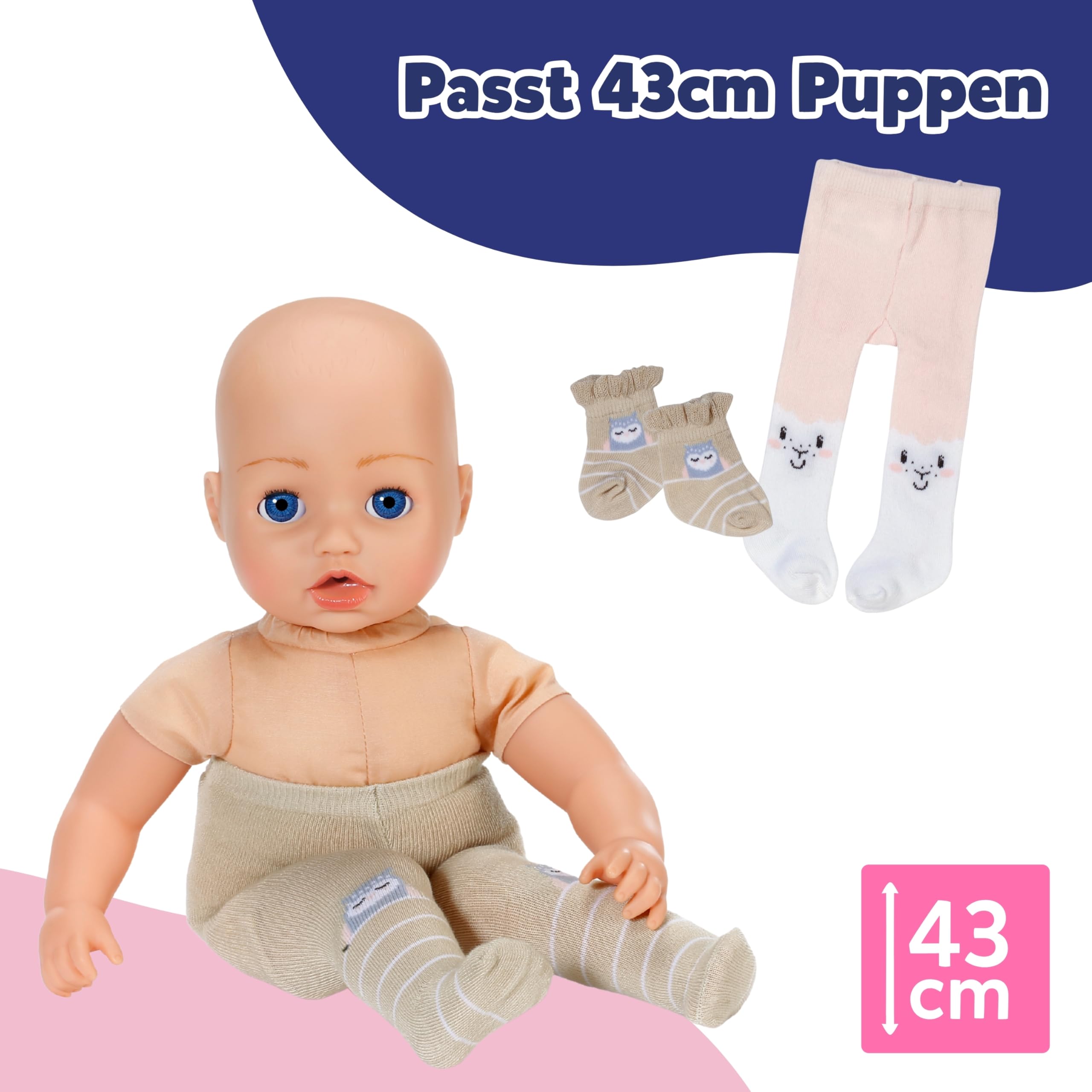 baby-born-strumpfhosen-und-socken-2er-set-sortiert-f-r-43-cm-puppen image 5