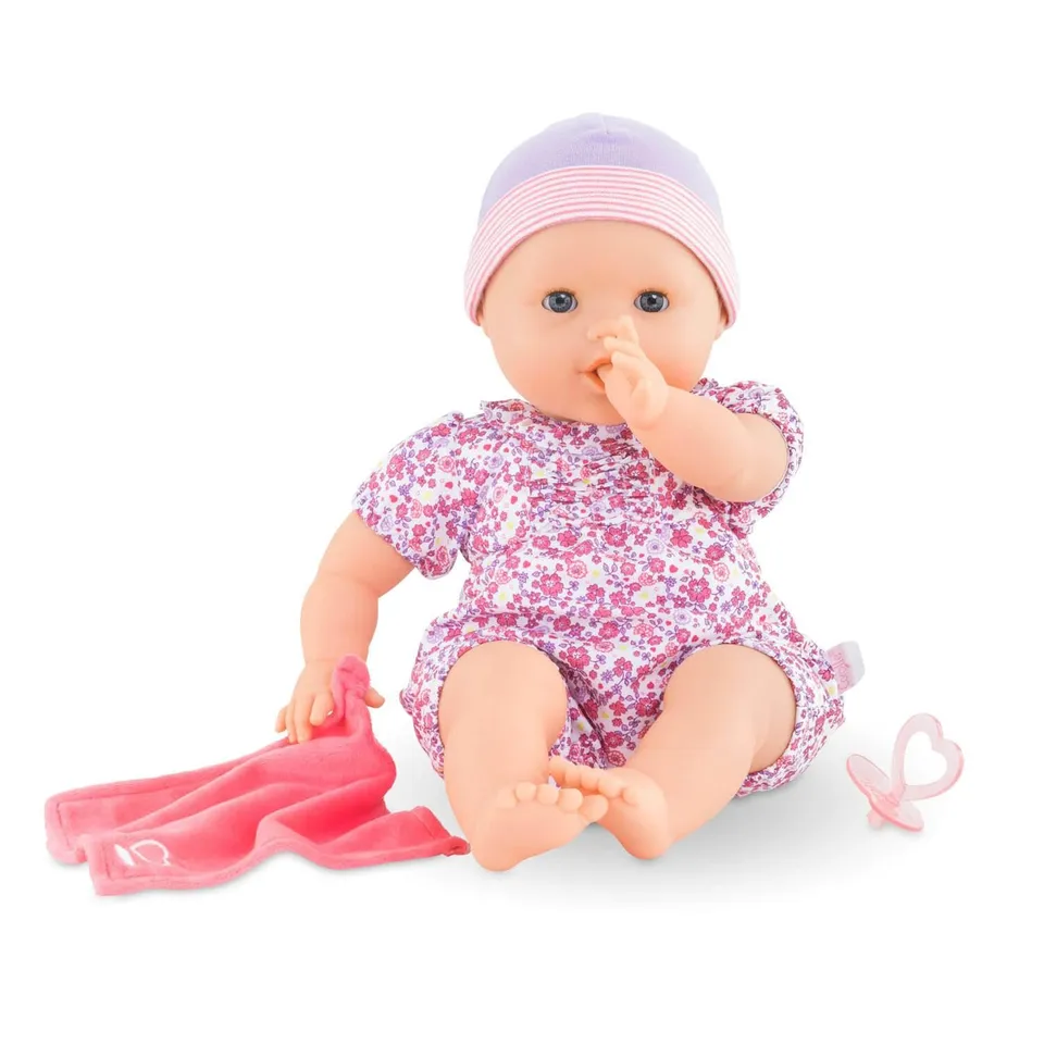 corolle-mon-grand-poupon-emilie-weichk-rperpuppe-36cm-mit-daumenlutsch-schlafaug image 1