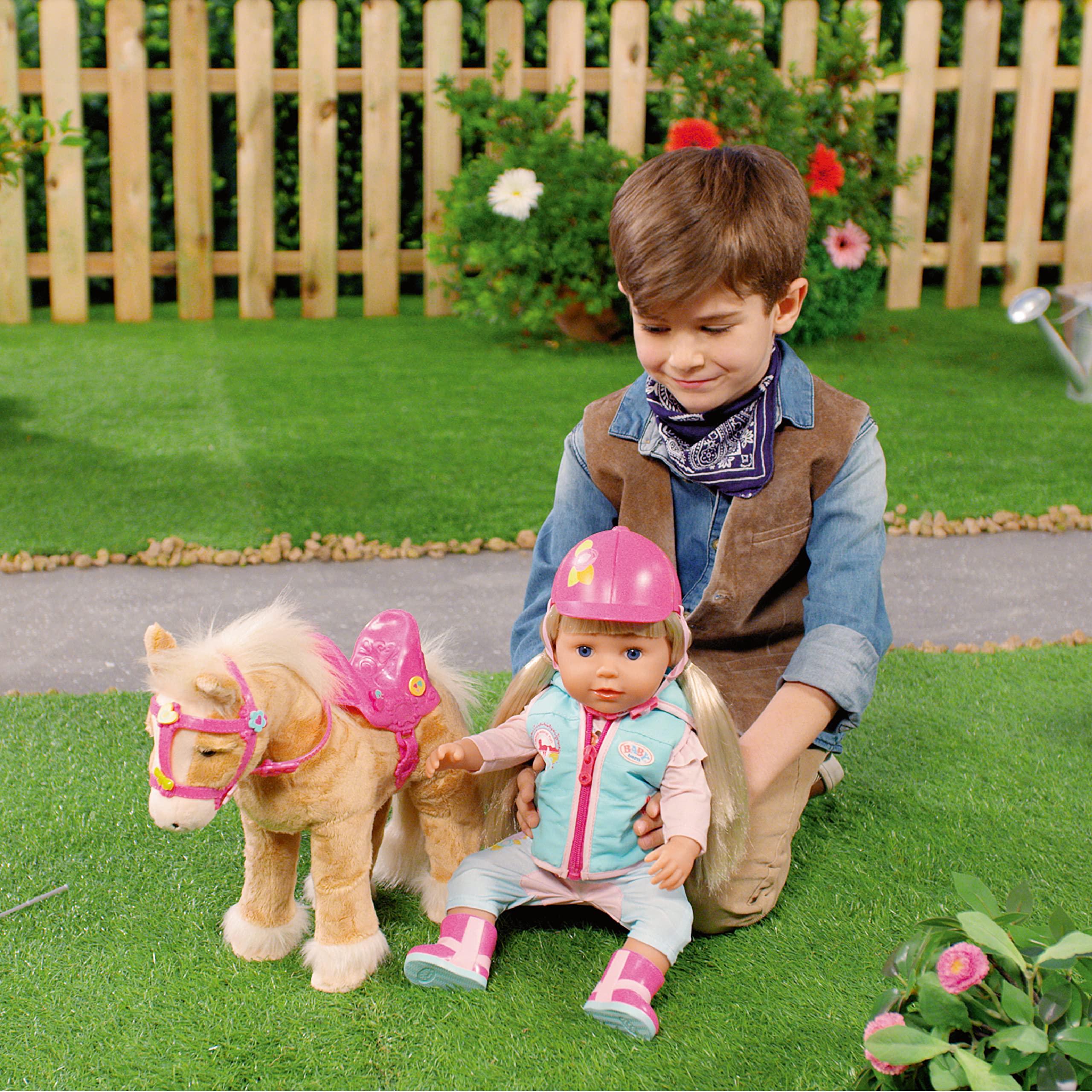 baby-born-my-cute-horse-interaktives-puppenpferd-pl-sch-mit-lauf-und-soundfunkti image 7