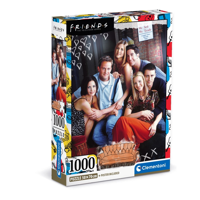 clementoni-friends-puzzle-1000-teile-70-x-50-cm image 1