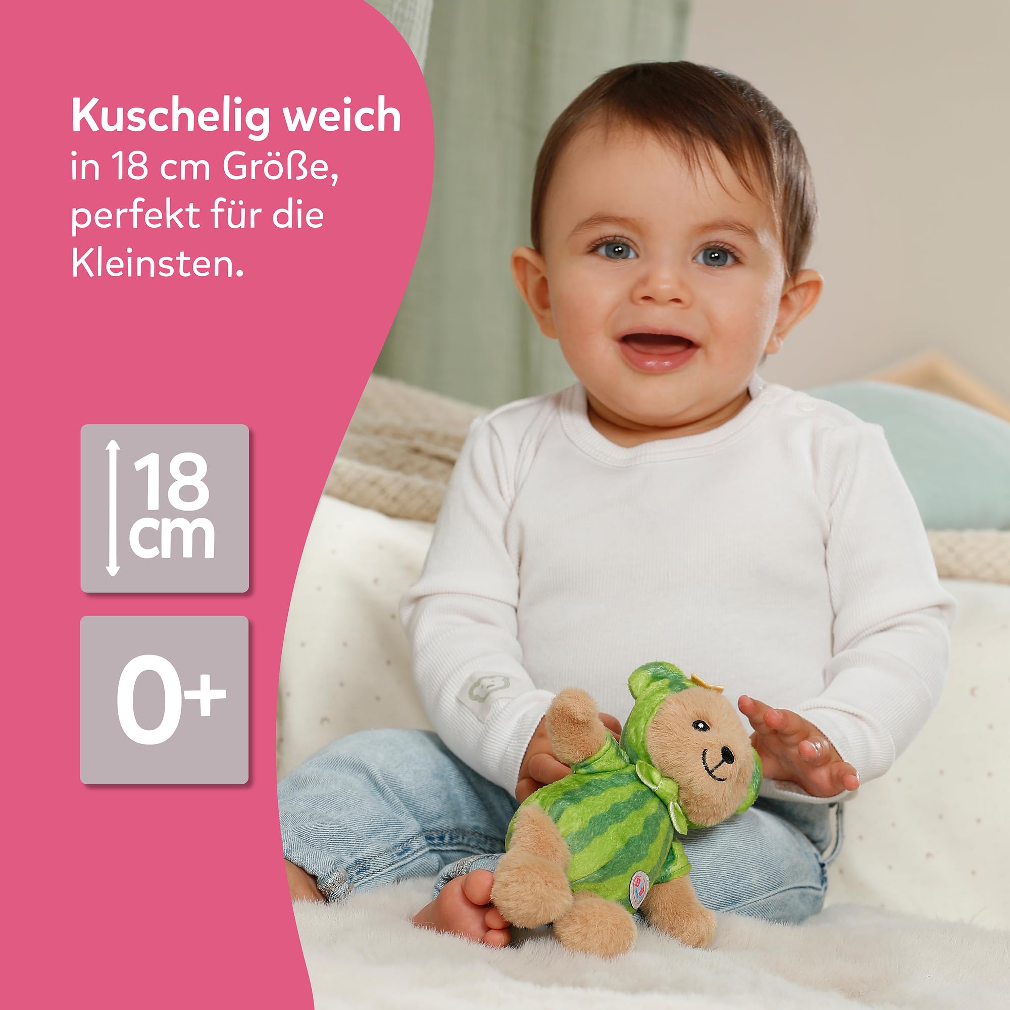 baby-born-for-babies-teddy-stachelb-re-18-cm-mit-bei-ring-und-rassel image 6