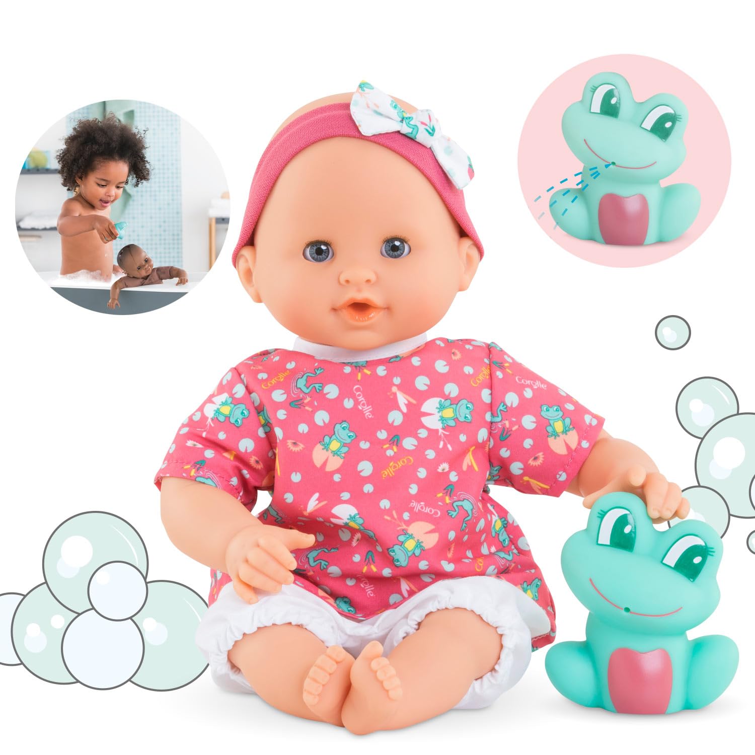 corolle-mon-premier-poupon-badebaby-oc-ane-30-cm-weichk-rper-badepuppe-mit-badet image 4