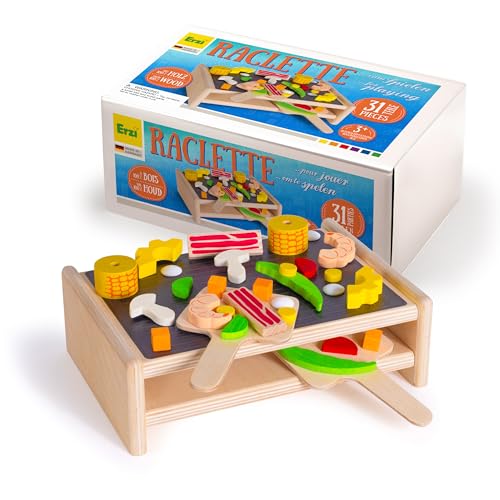 erzi-10685-raclette-aus-holz-kaufladenspielzeug-grill-set image 4