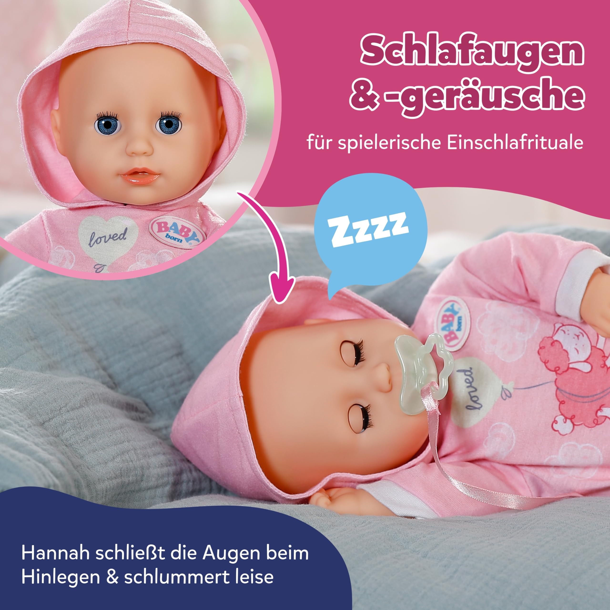 baby-born-little-hannah-36-cm-babypuppe-mit-5-funktionen-und-stoffk-rper image 6