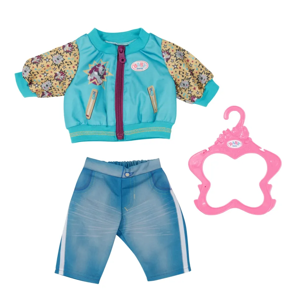 baby-born-833599-outfit-mit-jacke-43cm-puppenkleidung-set image 1