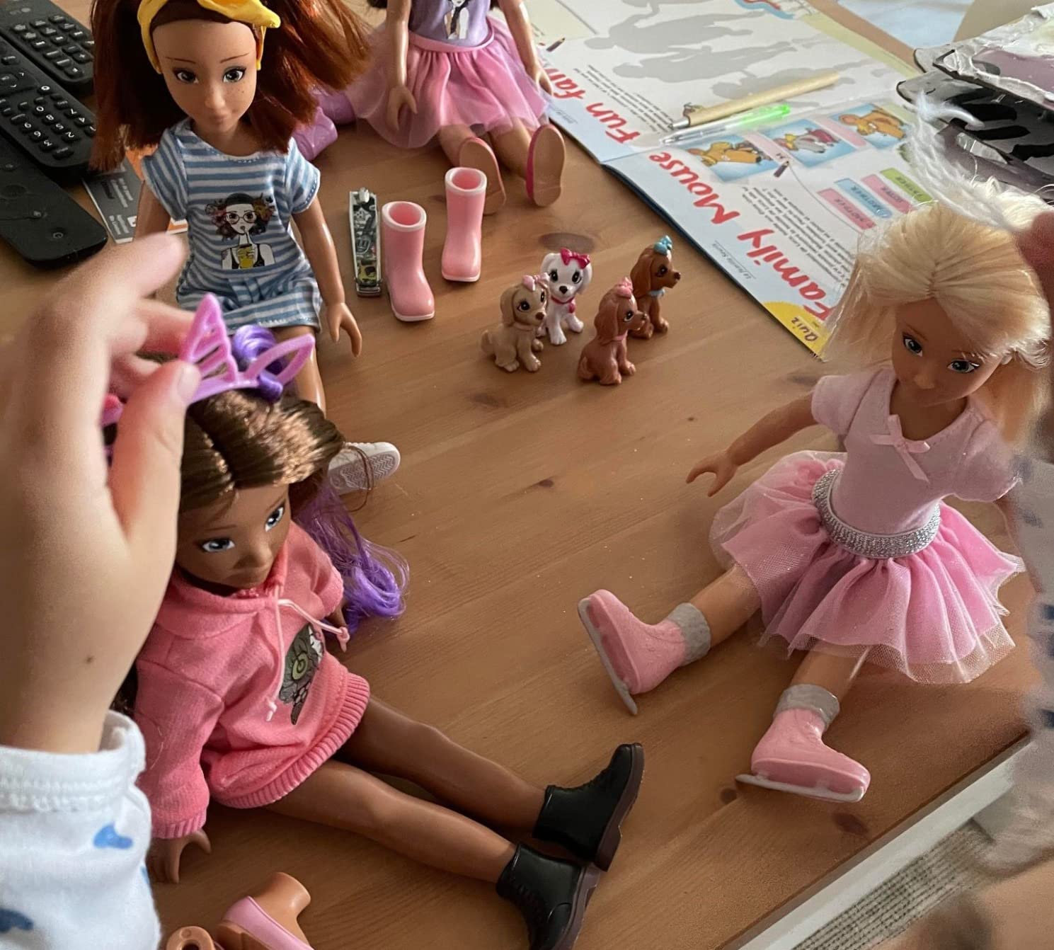 Schönes Spielset für Puppenfans