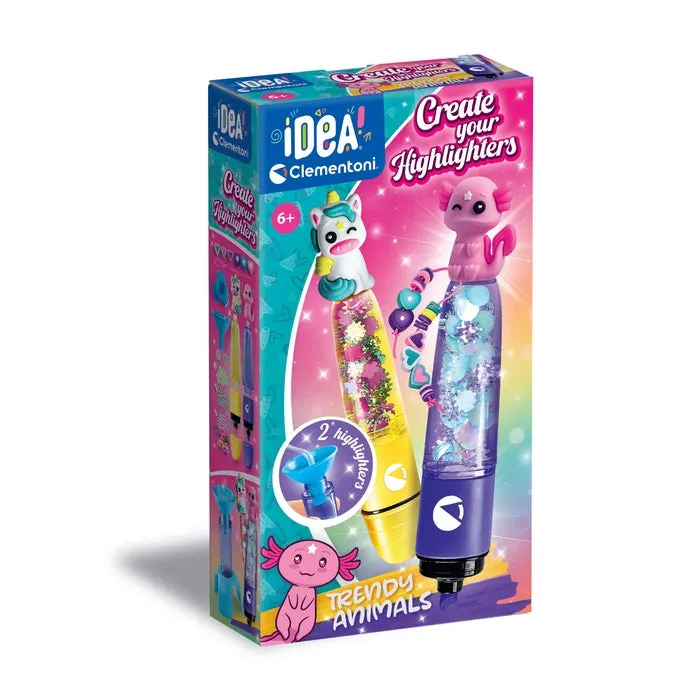 clementoni-idea-deine-textmarker-kreationen-tiere-im-trend image 1