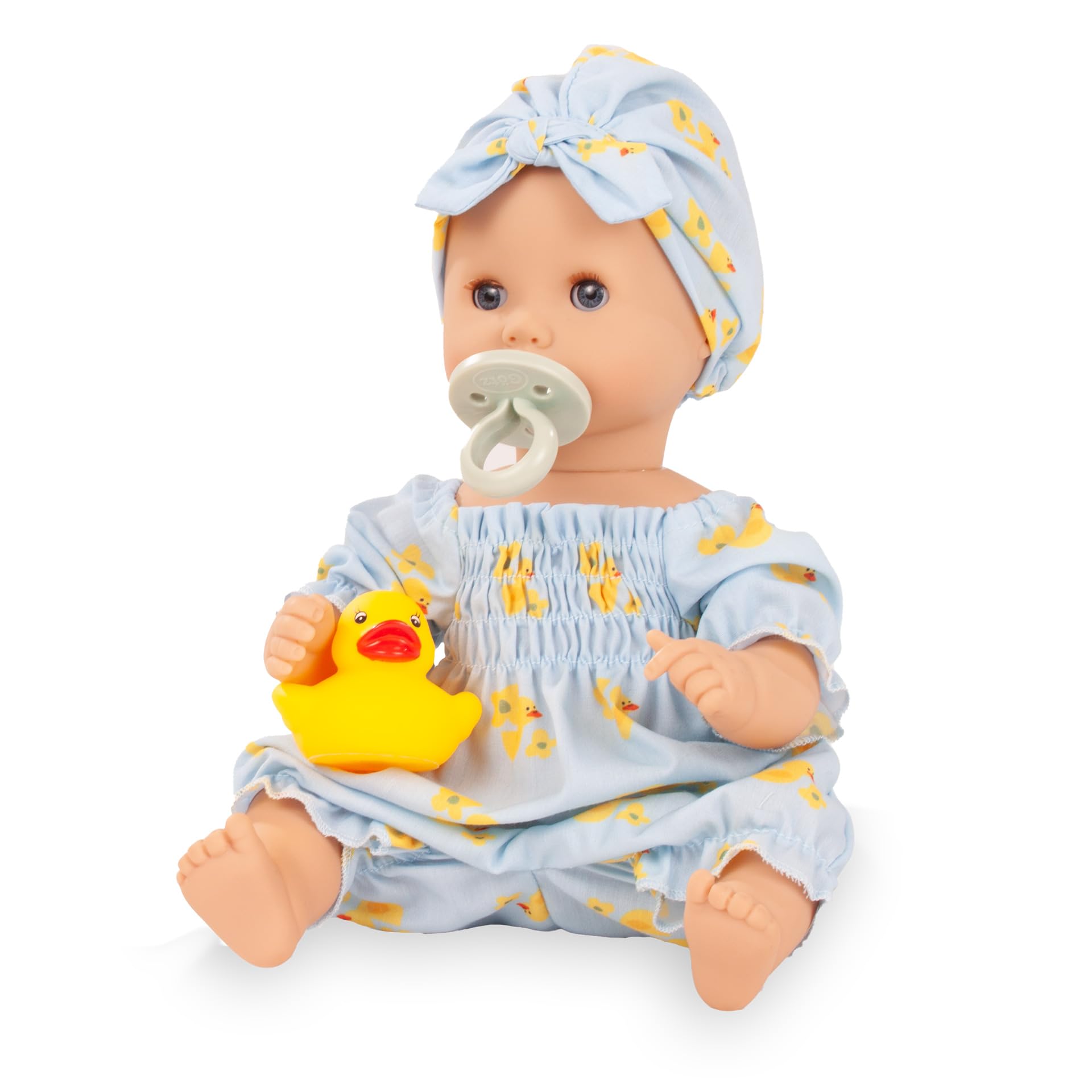 g-tz-sleepy-aquini-girl-little-duck-badepuppe-33-cm-9-tlg-mit-badewanne image 2