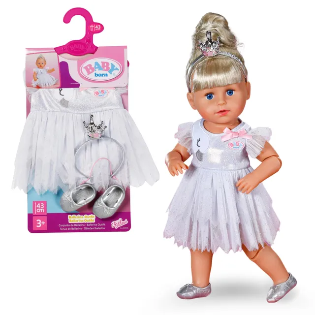 baby-born-ballerina-outfit-puppenkleid-set-f-r-43-cm-puppen image 1