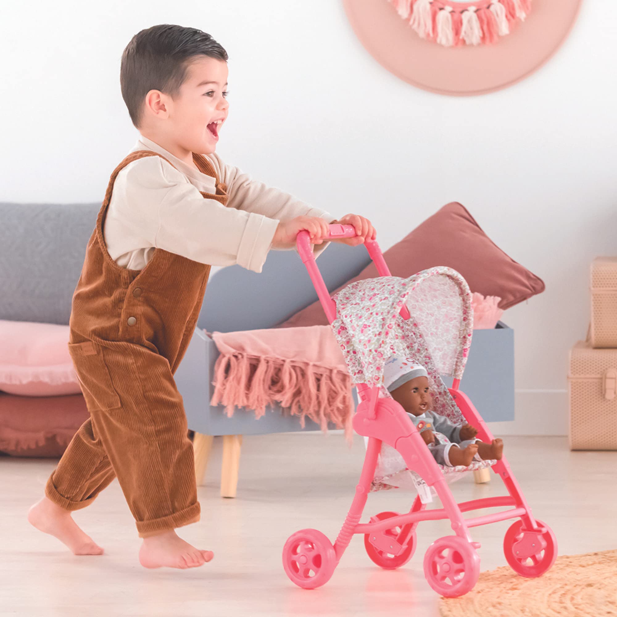 corolle-ma-premi-re-poup-e-puppenbuggy-floral-f-r-30-cm-puppen-ab-18-monaten image 3