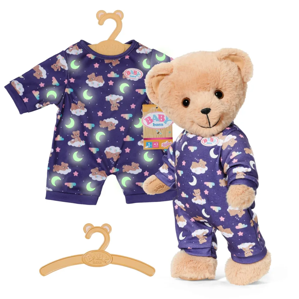 baby-born-teddy-schlafanzug-glow-in-the-dark-f-r-43-cm-puppen-und-teddy image 1