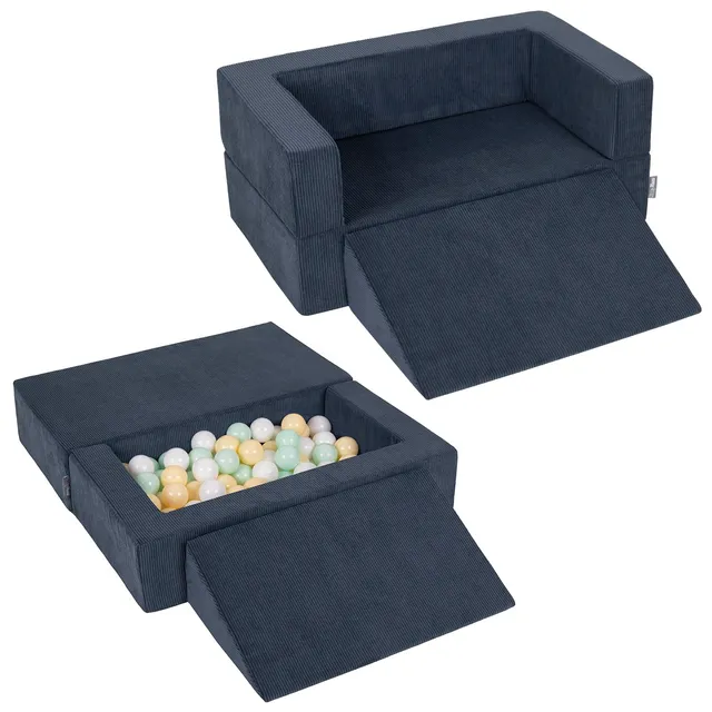 kiddymoon-kindersofa-modular-mit-zwickel-und-100-b-llen-7-cm-gerippter-stoff-str image 1