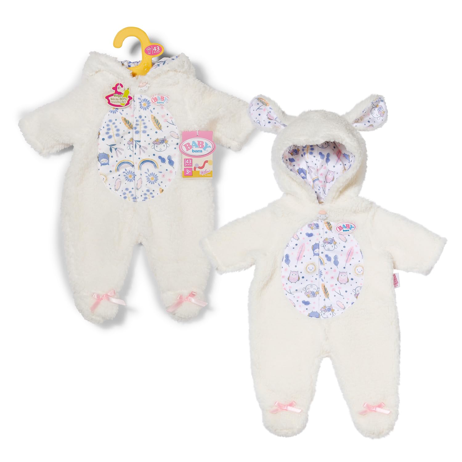 baby-born-schaf-strampler-mit-kapuze-puppenkleidung-f-r-43-cm-puppen image 4