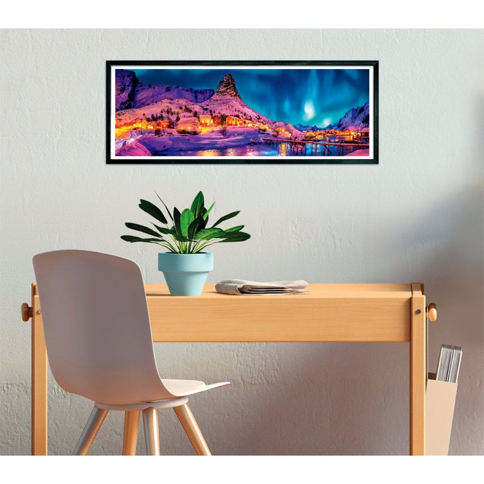 clementoni-colourful-night-over-lofoten-islands-puzzle-1000-teile-panorama image 3