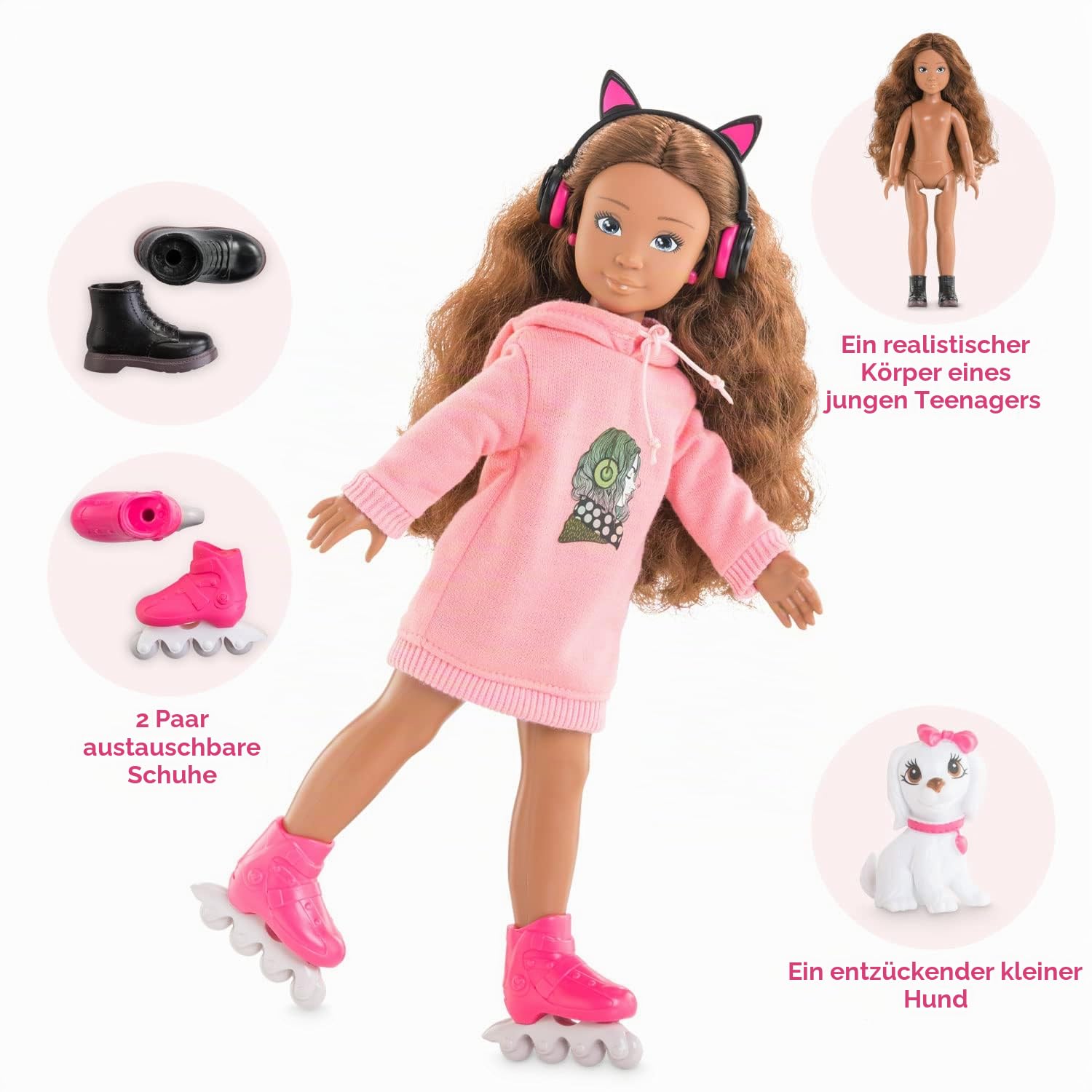 corolle-girls-melody-musik-und-fashion-set-28cm-spielpuppe-mit-hund image 4