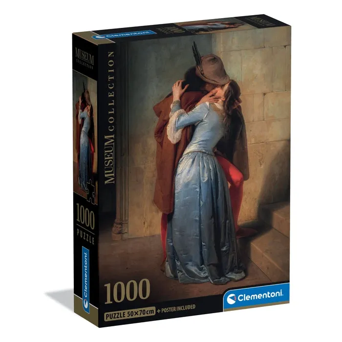 clementoni-the-kiss-hayez-puzzle-1000-teile-70-x-50-cm-kunst image 1