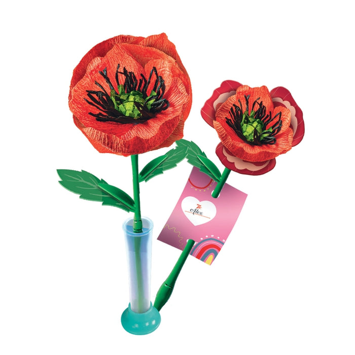 clementoni-deine-blumen-kreationen-mohnblume-bastelset image 2