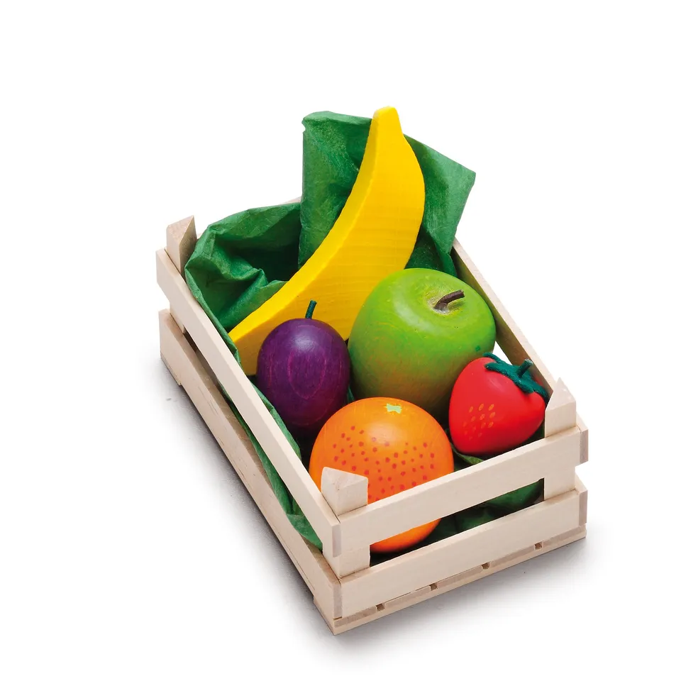erzi-28231-sortiment-obst-klein-aus-holz-kaufladen-5-teilig image 1