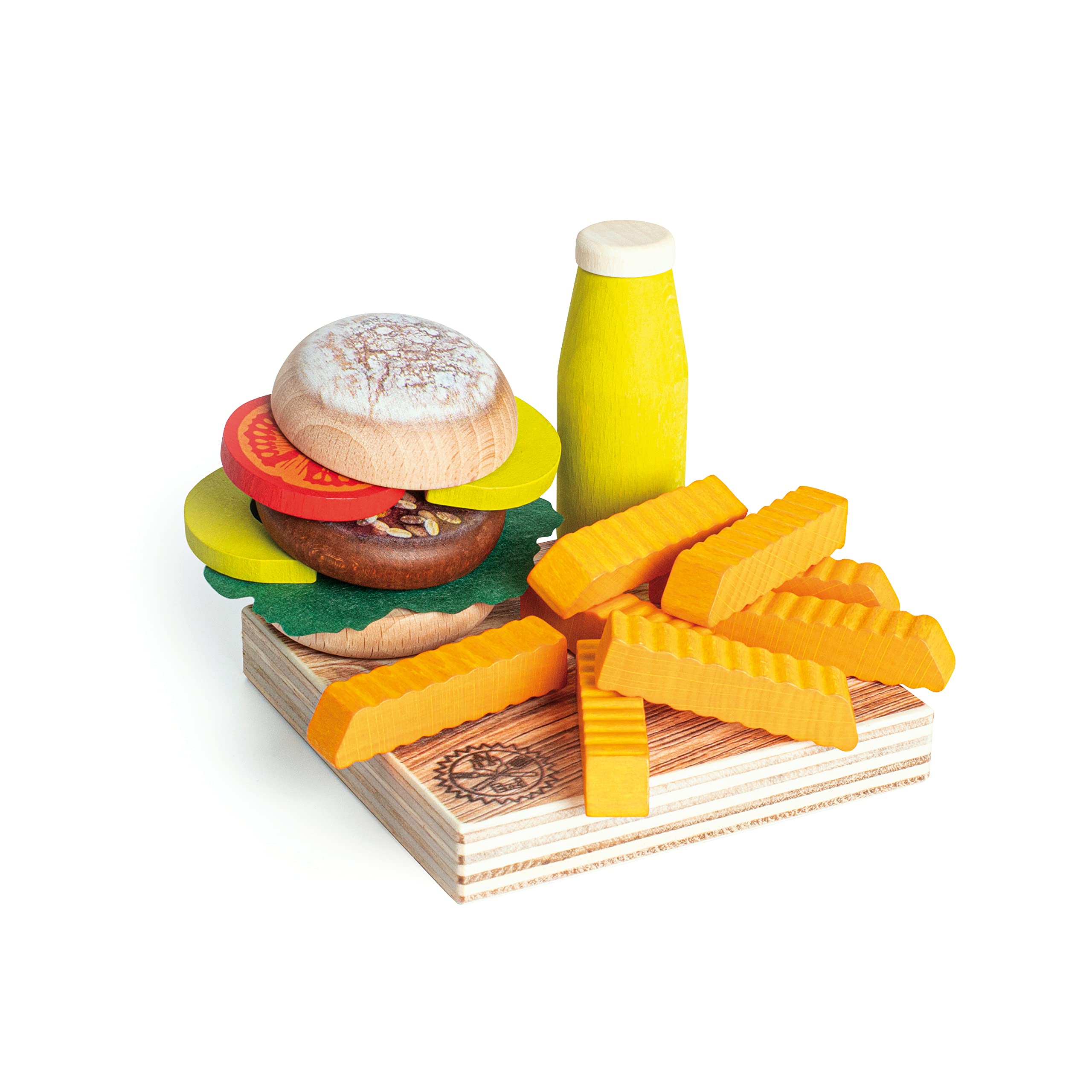 erzi-28139-veggieburger-sortierung-aus-holz-16-teilig image 2