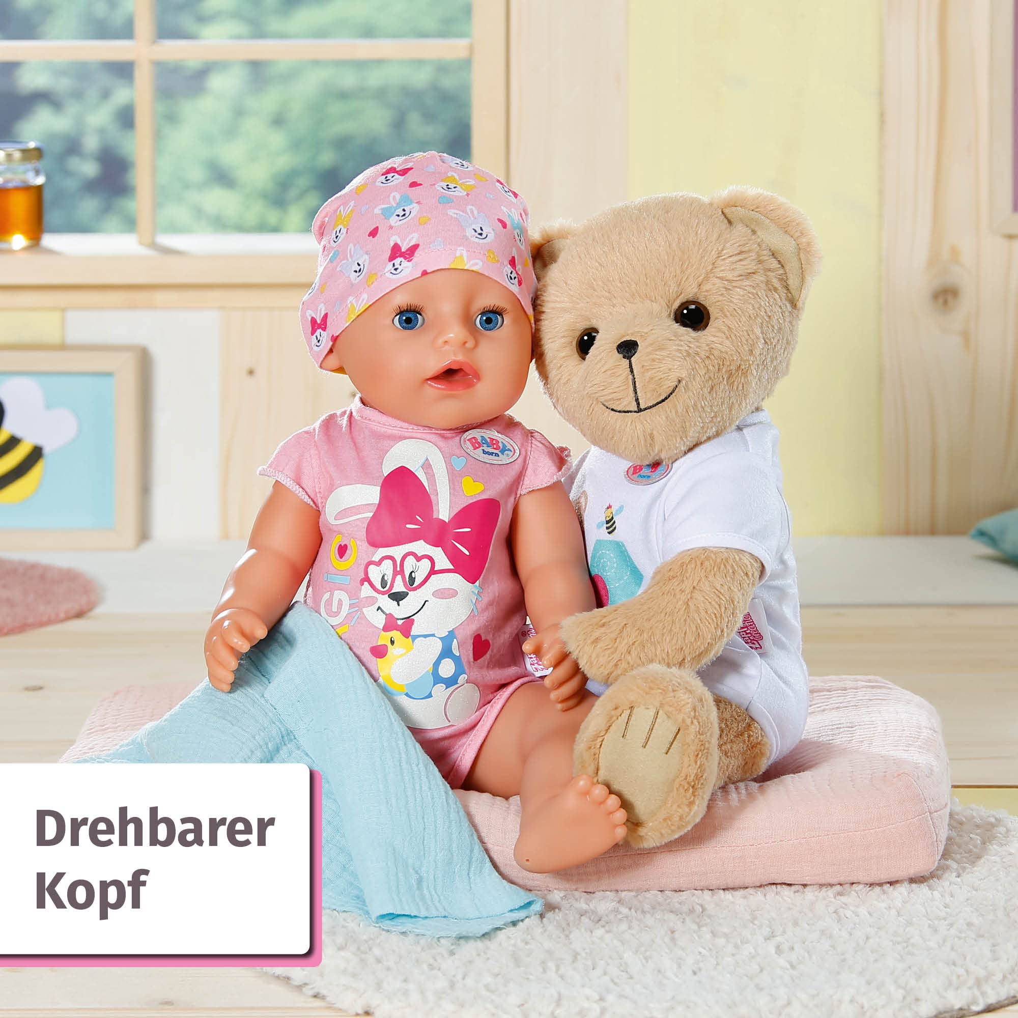 baby-born-teddy-wei-kuscheltier-mit-strampler-und-gelenken-834435 image 5