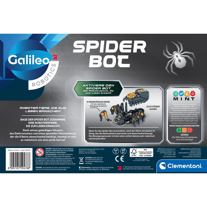 clementoni-galileo-build-spider-bot-konstruktionsspielzeug image 2