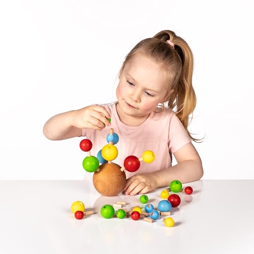erzi-42273-steckspiel-fr-bel-kugeln-aus-holz-konstruktionsspiel-56-teilig image 5