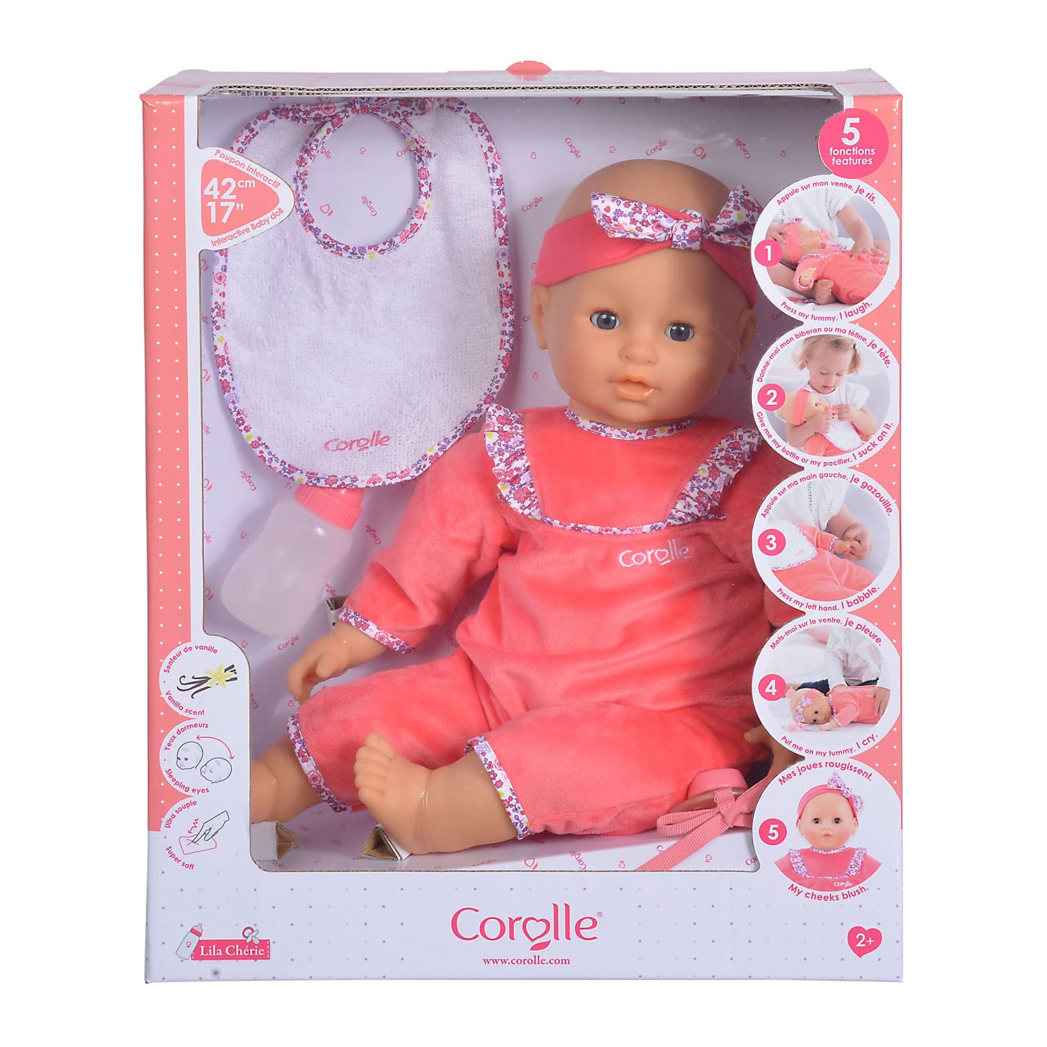 corolle-mon-grand-poupon-lila-ch-rie-puppe-42-cm-mit-vanilleduft image 3