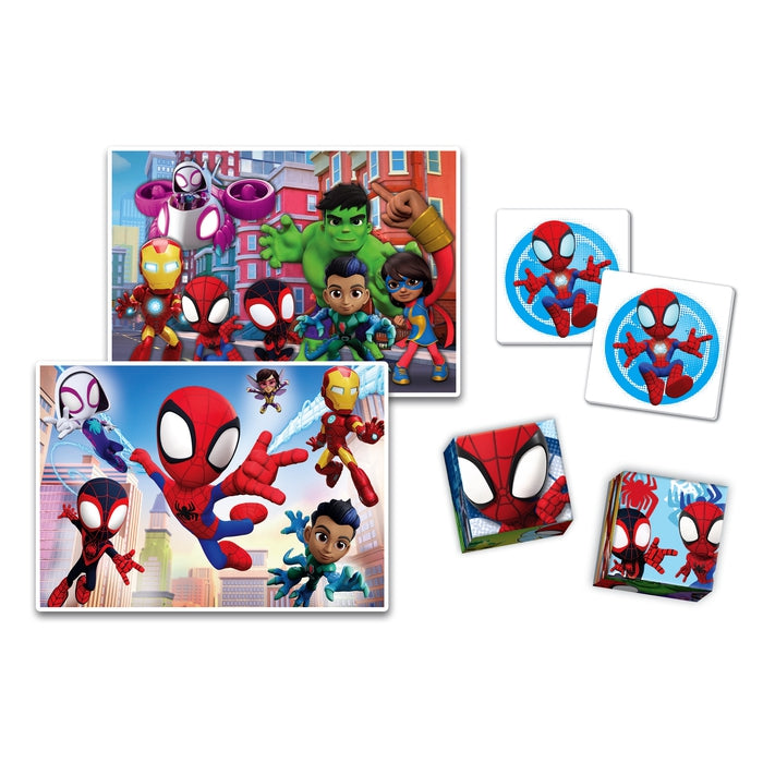 clementoni-education-edukit-4-in-1-spidey-und-seine-freunde-spielesammlung image 2