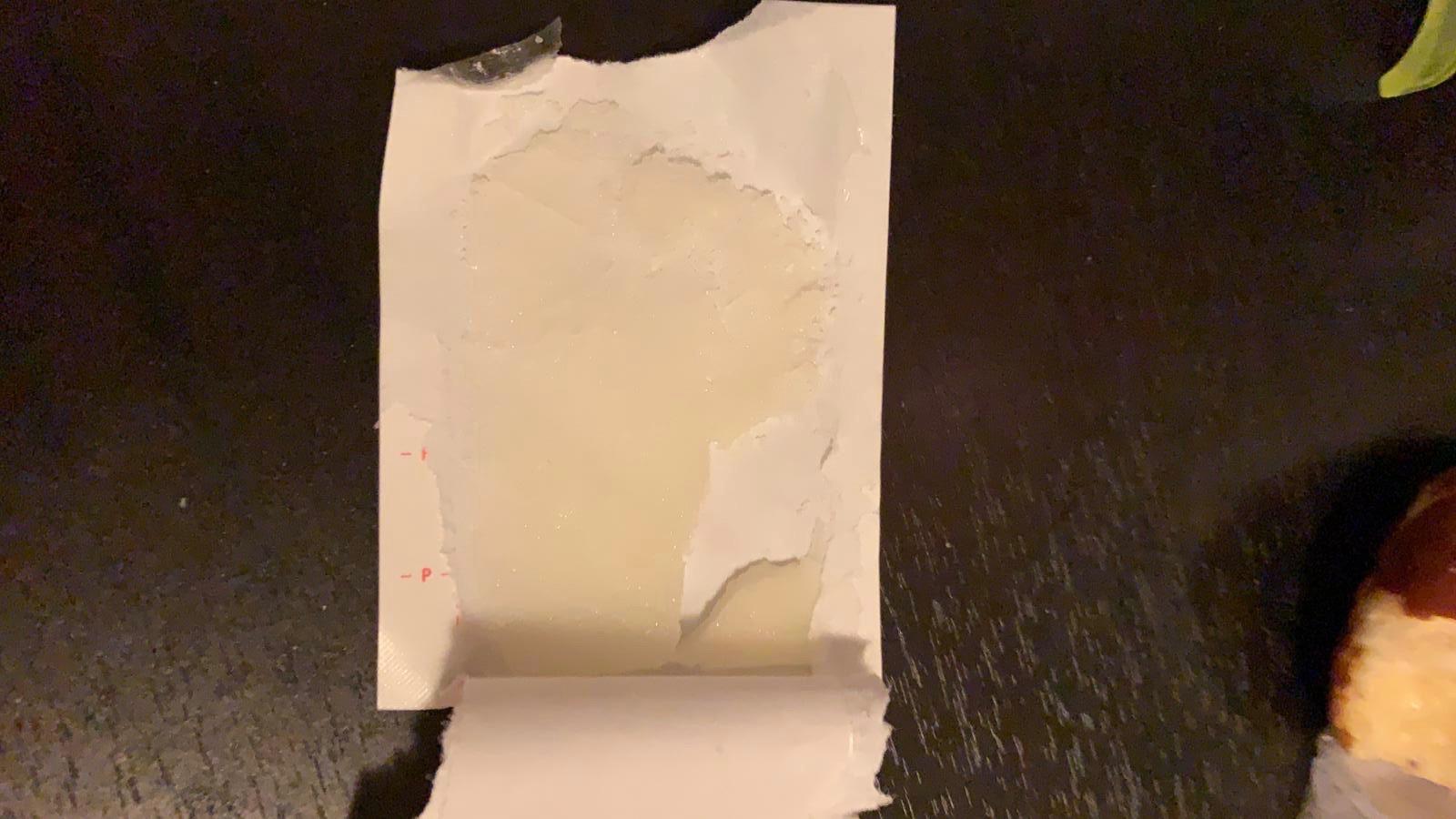 Gut, Tütchen schwer aufreißbar
