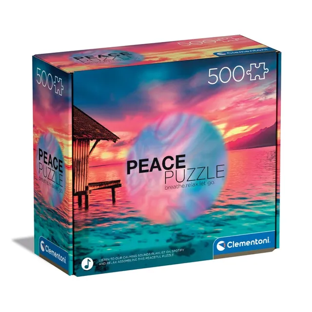 clementoni-peace-puzzle-living-the-present-500-teile-49-x-36-cm image 1