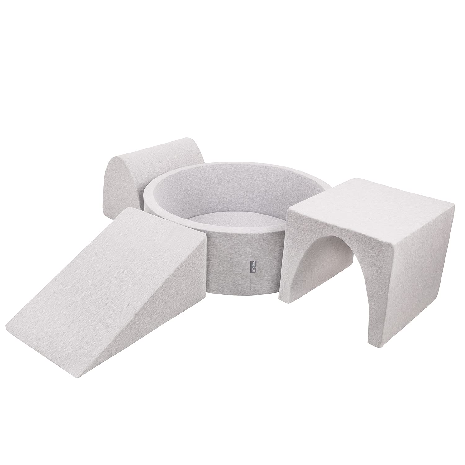 kiddymoon-spielplatz-aus-schaumstoff-mit-rundem-b-llebad-200-b-lle-7cm-hellgrau- image 7