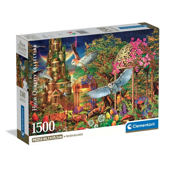 clementoni-woodland-fantasy-garden-puzzle-1500-teile-59-2-x-84-3-cm image 1