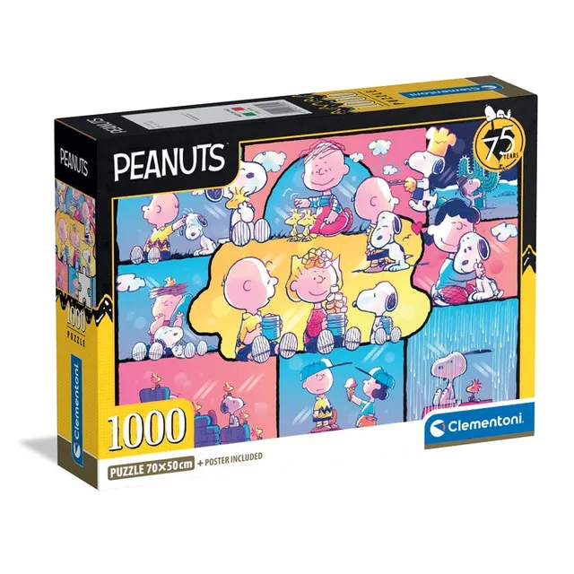 clementoni-peanuts-puzzle-1000-teile-70-x-50-cm image 1