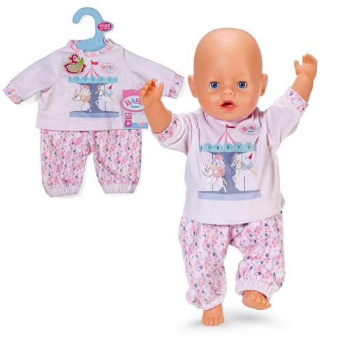 baby-born-pyjama-mit-shirt-und-leggings-puppen-schlafanzug-f-r-43-cm-puppen image 7