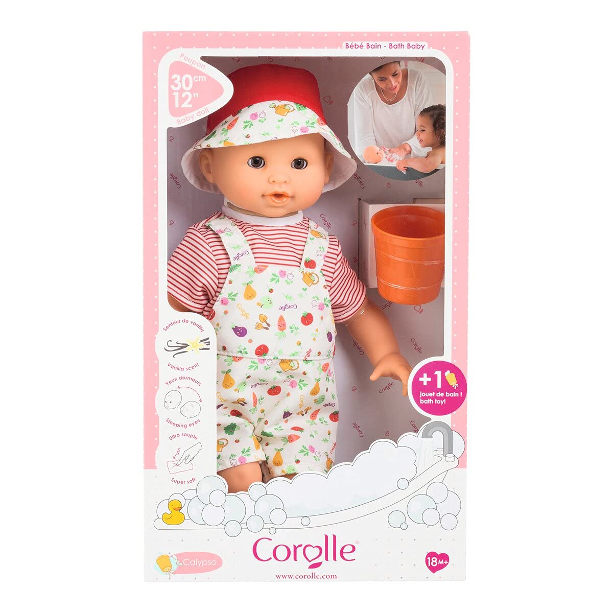 corolle-mon-premier-poupon-badebaby-calypso-30-cm-badepuppe-mit-becher image 7