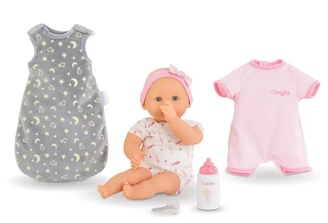 corolle-mon-premier-calin-gute-nacht-set-weichk-rperpuppe-30-cm image 1