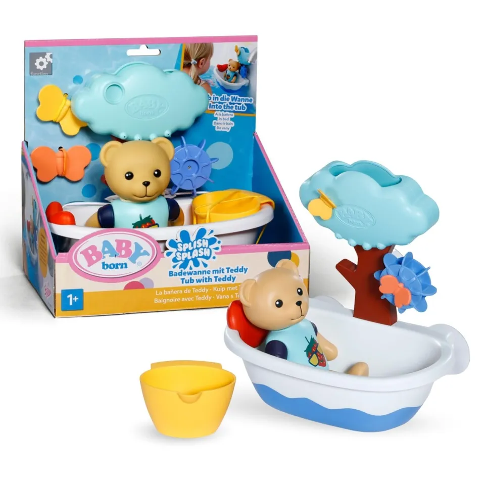 baby-born-splish-splash-badewanne-mit-teddy-und-wasserspiel image 1