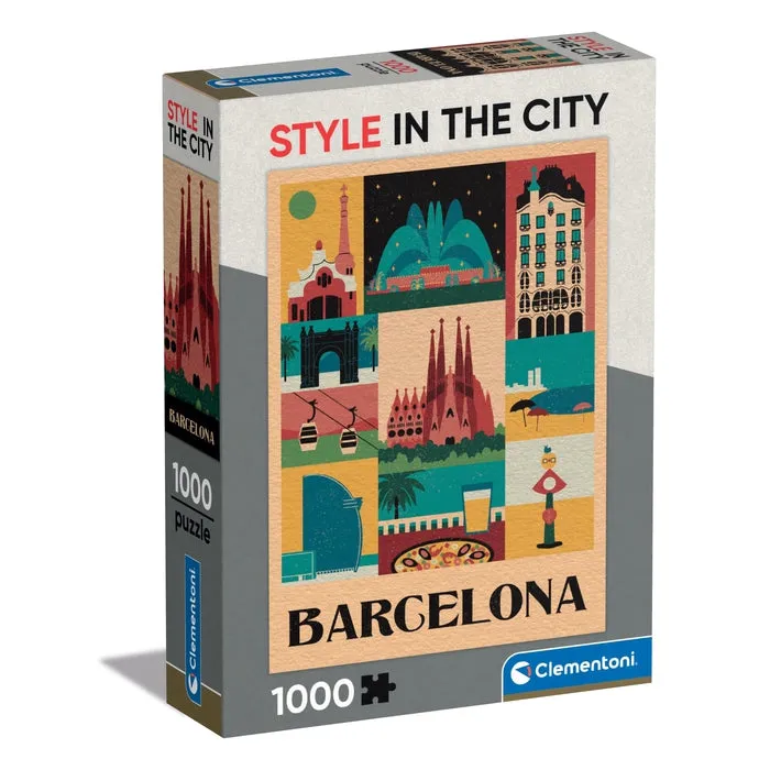 clementoni-style-in-the-city-barcelona-puzzle-1000-teile image 1