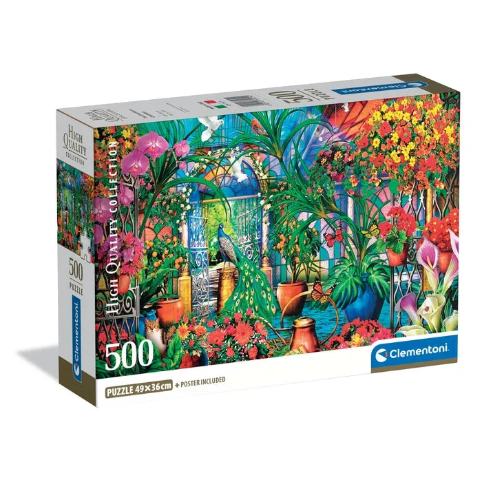 clementoni-puzzle-the-greenhouse-caretakers-500-teile image 1