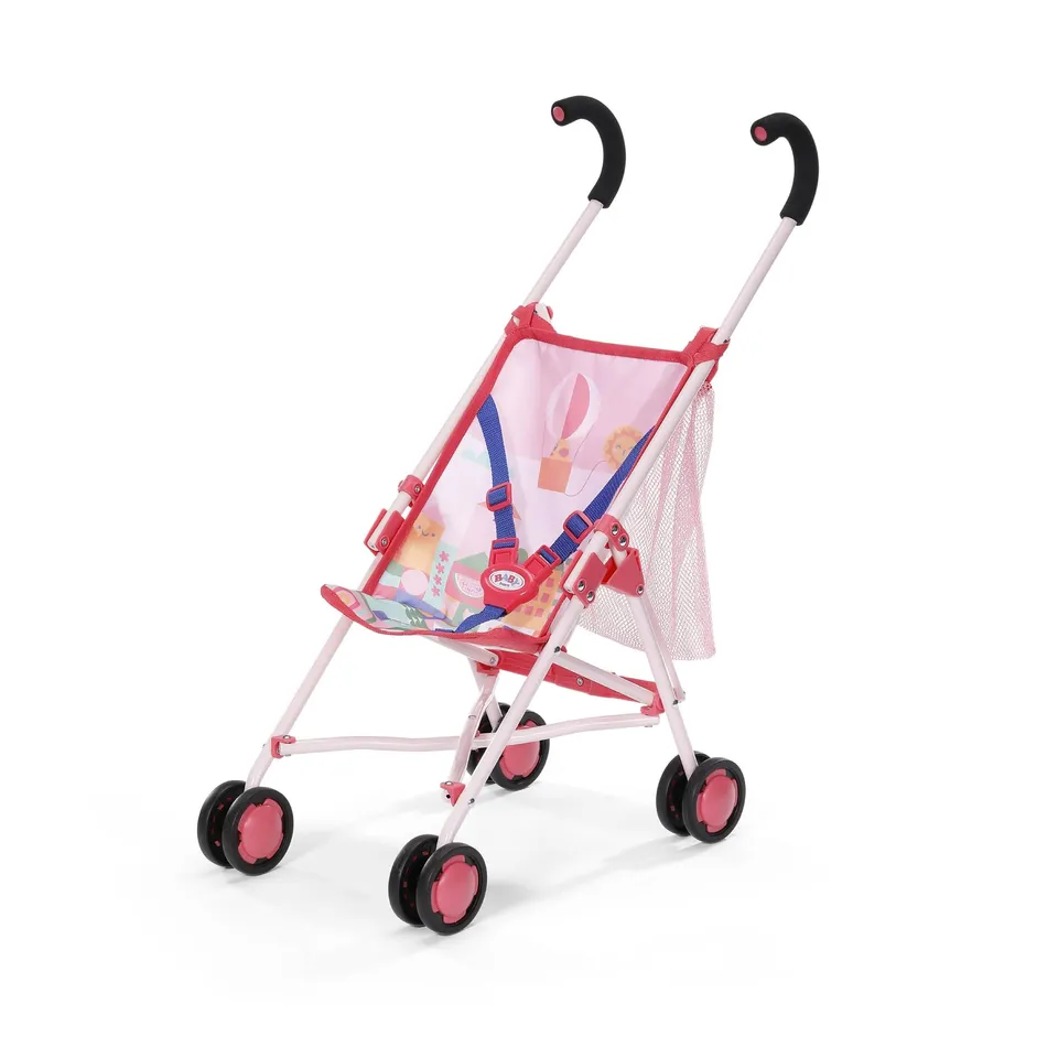 baby-born-puppenwagen-mit-tasche-in-pink-f-r-36-cm-und-43-cm-puppen image 1