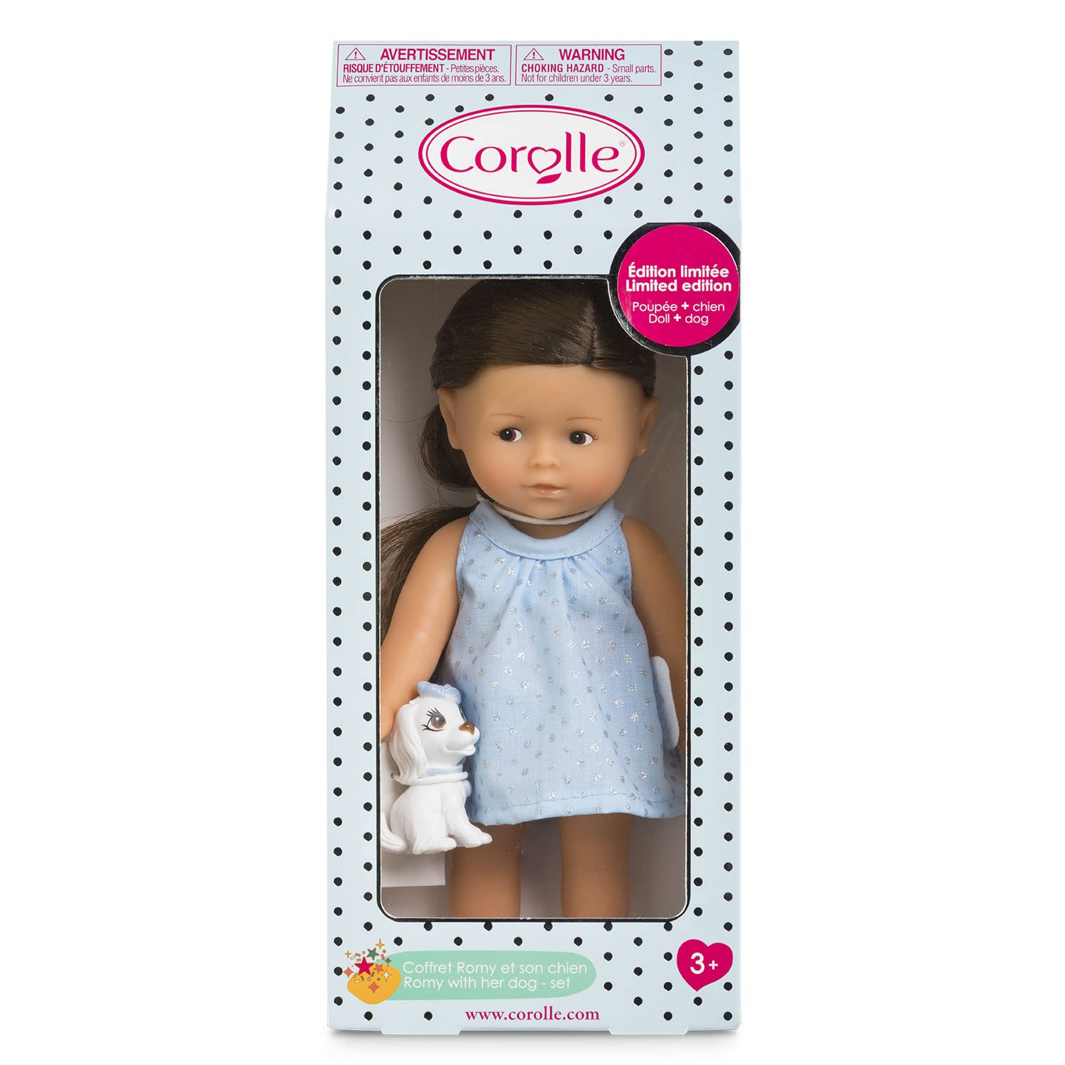 corolle-mini-corollines-romy-20cm-vollvinylpuppe-mit-hund-und-vanilleduft image 3