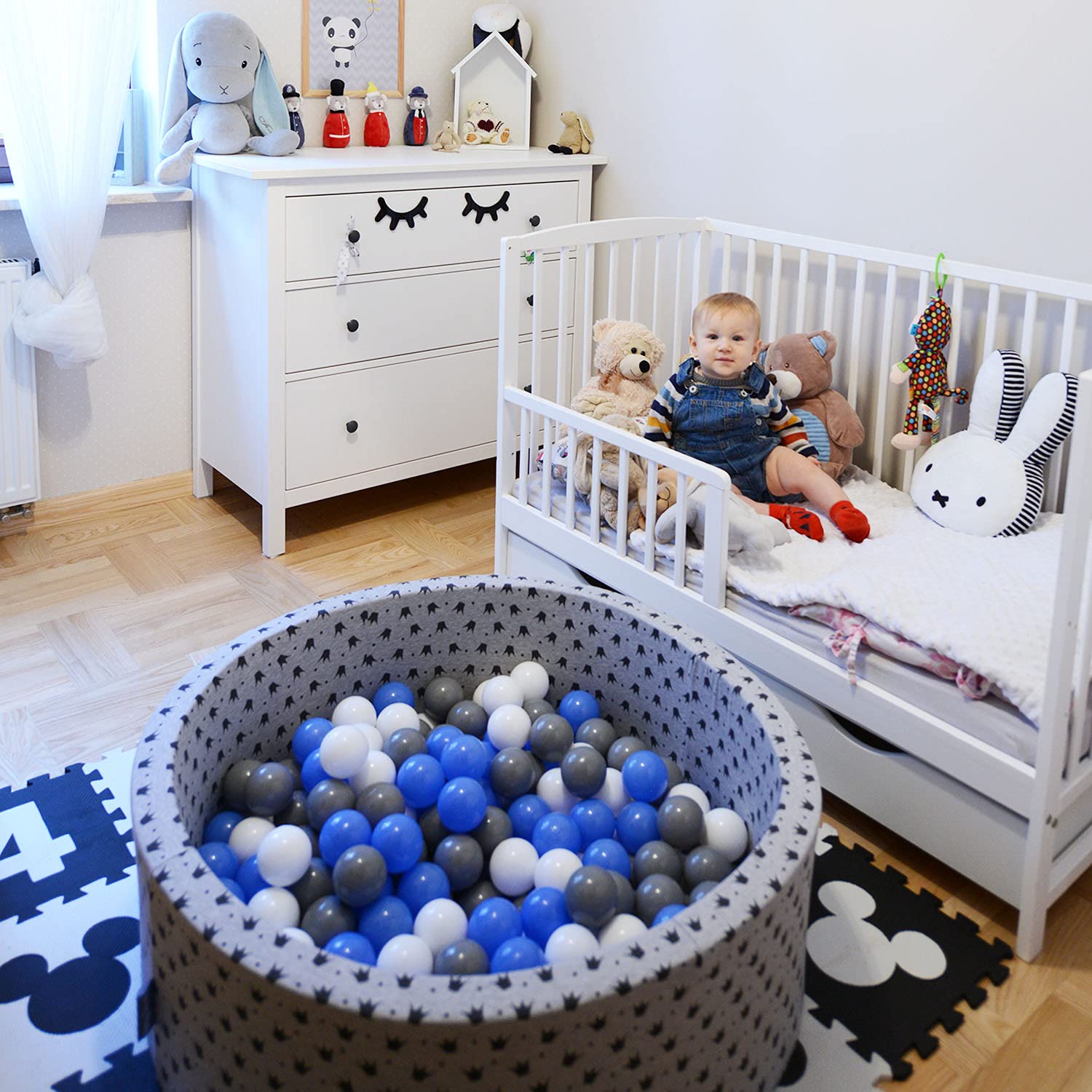 kiddymoon-b-llebad-90x30-cm-mit-200-b-llen-7-cm-rund-dunkelgrau-perle-grau-trans image 2