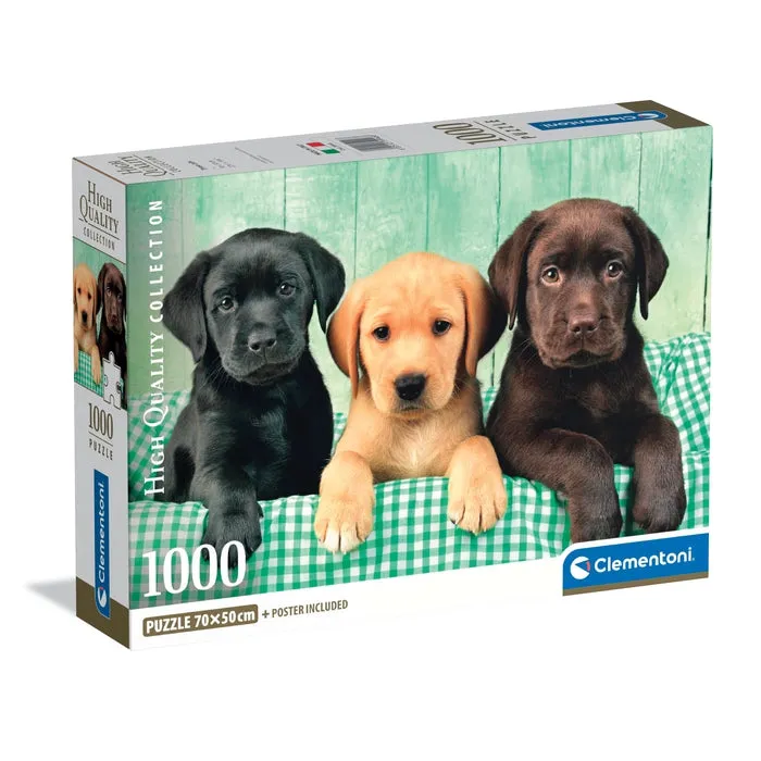 clementoni-three-labs-puzzle-1000-teile-70-x-50-cm-tiere image 1