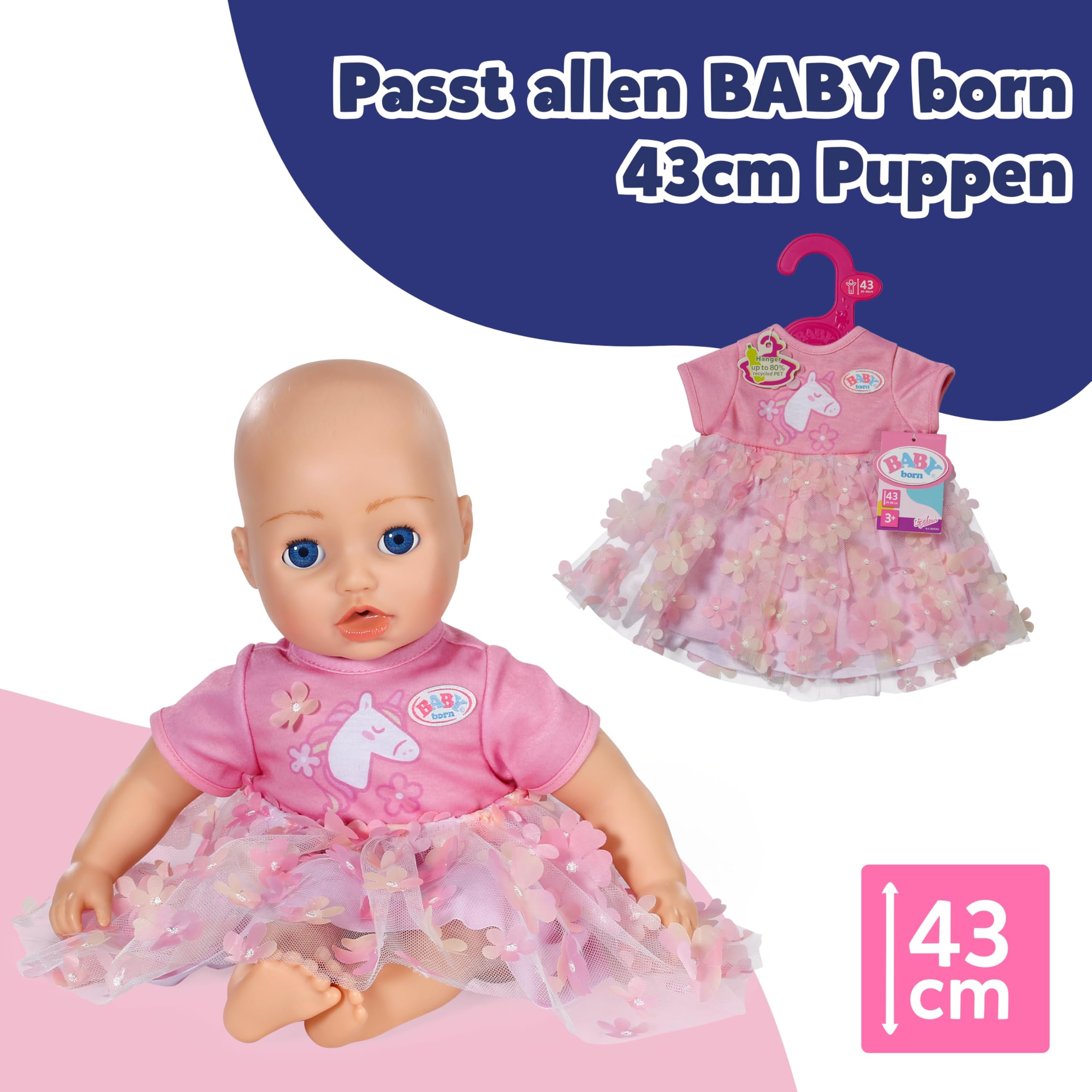 baby-born-blumenkleid-mit-einhornmotiv-f-r-43cm-puppen image 4