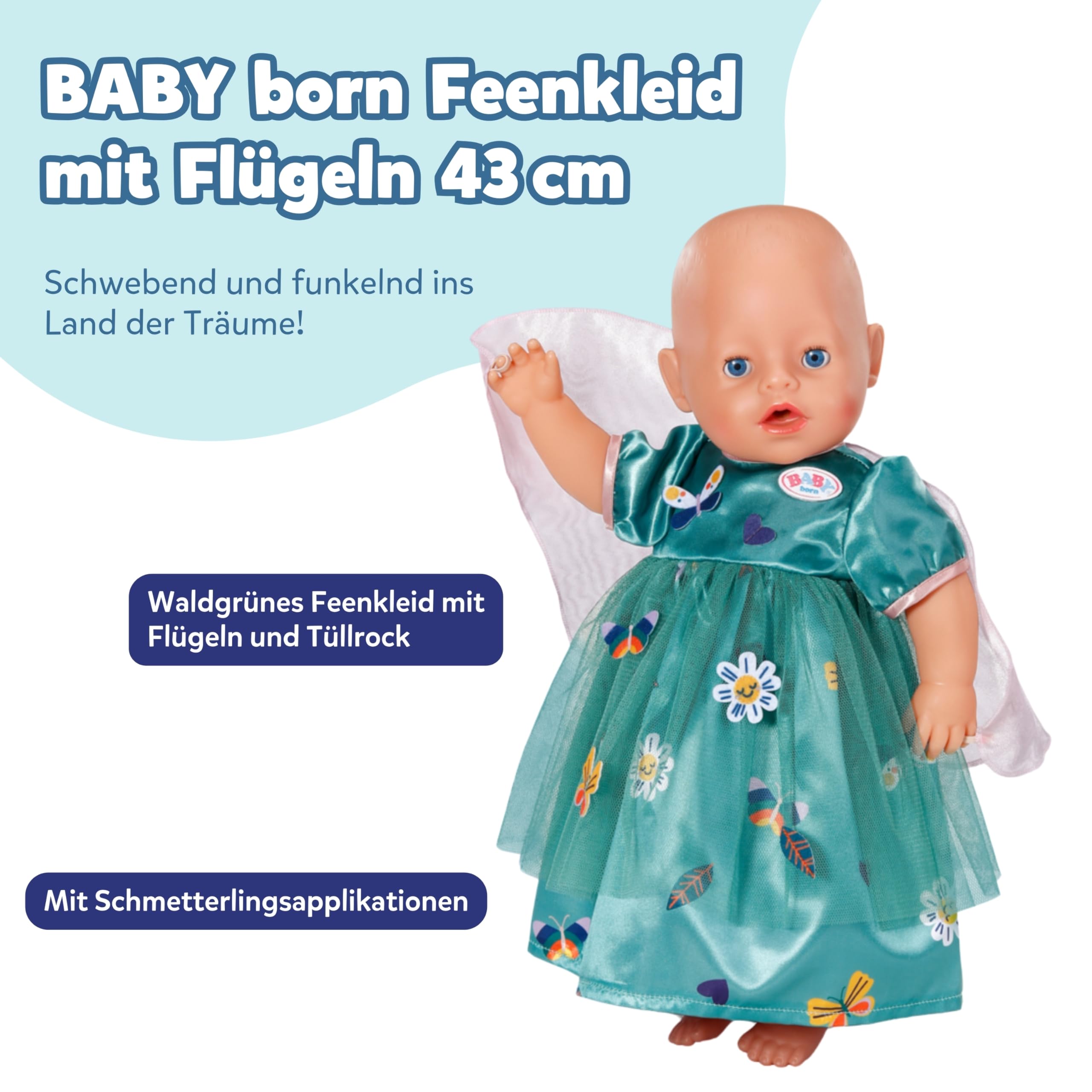 baby-born-feenkleid-mit-fl-geln-f-r-43-cm-puppen image 2