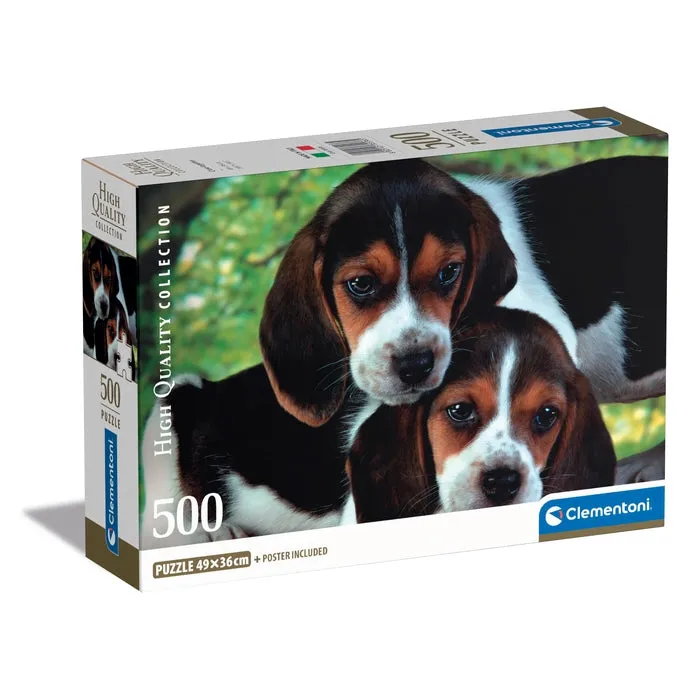clementoni-adult-puzzle-close-together-500-teile-tier-puzzle-49-x-36-cm image 1