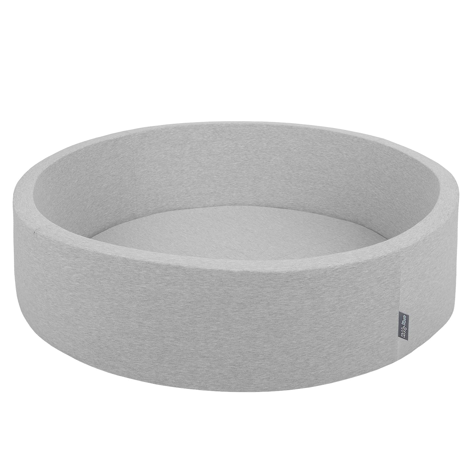 kiddymoon-b-llebad-rund-120-x-30-cm-ohne-b-lle-hellgrau-spielbad image 1