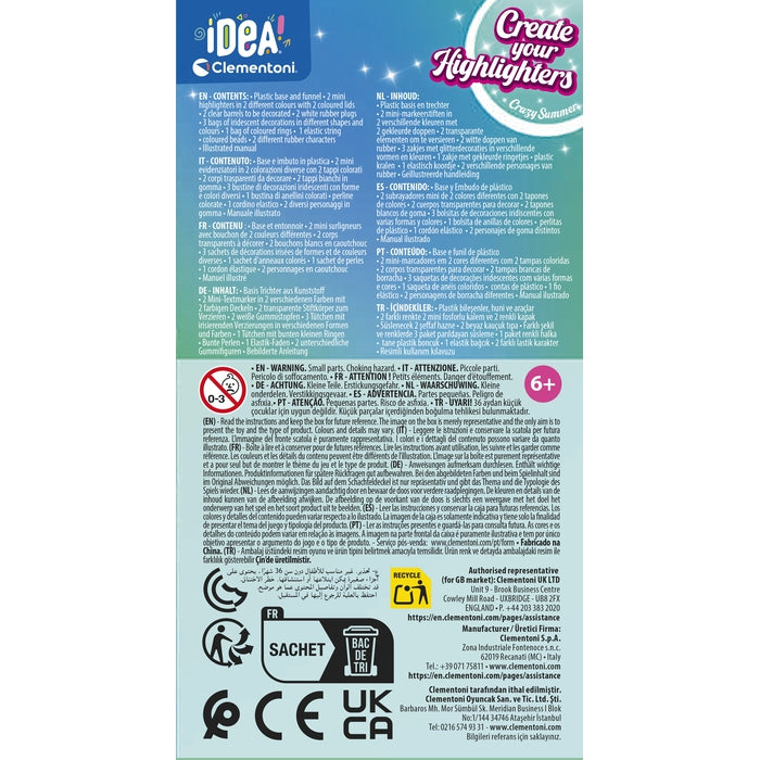 clementoni-crazy-chic-textmarker-kreationen-verr-ckter-sommer-kreativset image 7