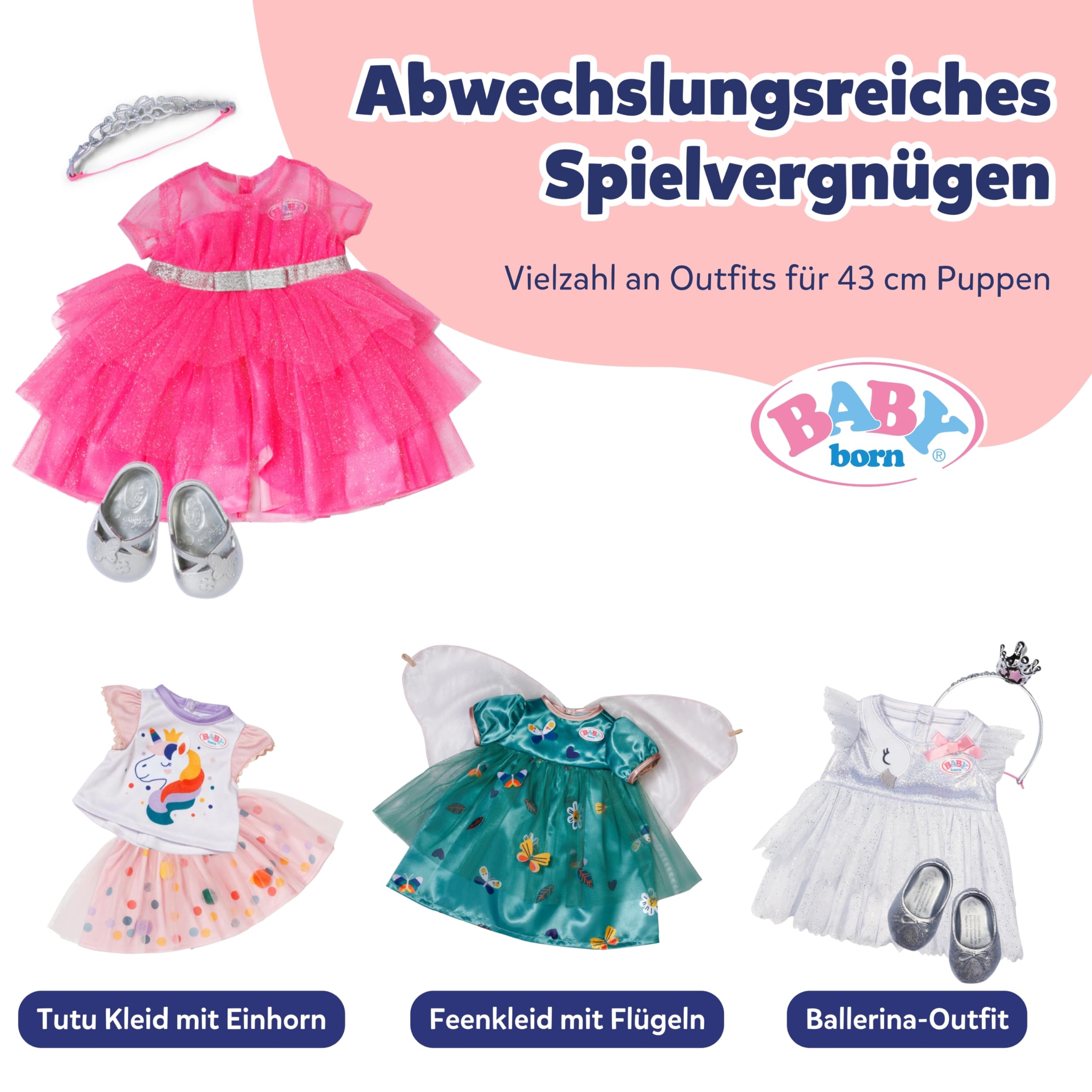 baby-born-prinzessinnen-outfit-puppenkleidung-f-r-43-cm-puppen image 7